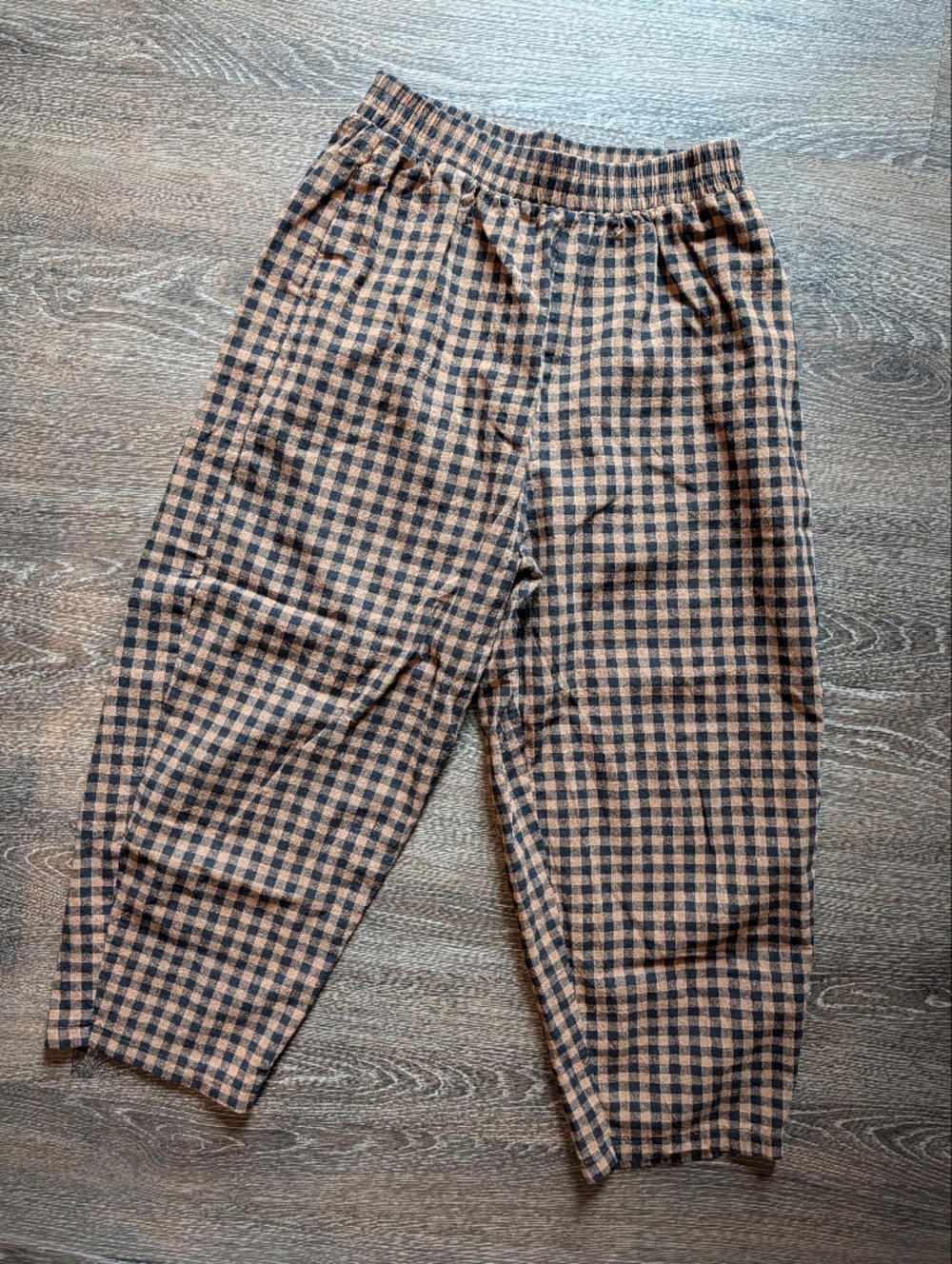 Checkered Set in Brown & Black - Picture 3 of 4